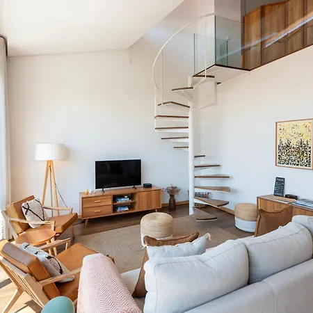 Appartement Sunny Loft In Downtown With Private Parking Porto